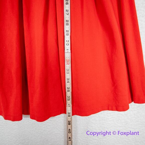 Hutch Anthropologie Bow Back Tomato Red Dress, XXL - Picture 6 of 12